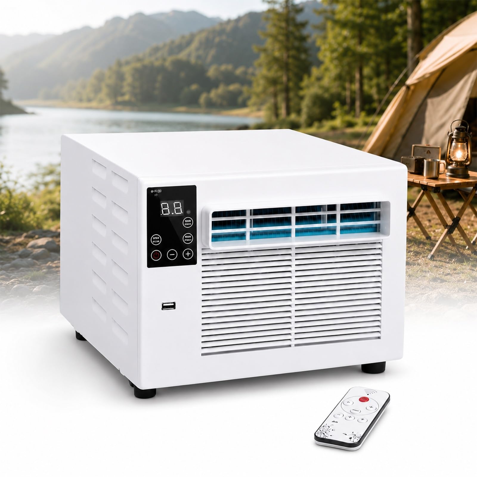 Personal Cooling Unit, Portable AC Air Conditioner, Dehumidification, 550W