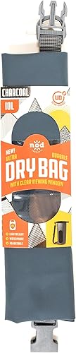 Miniatura 3 de Nod products Bolsa seca flotante ligera de carbón de 10 litros con panel de visión transparente para playa, viajes y regalos