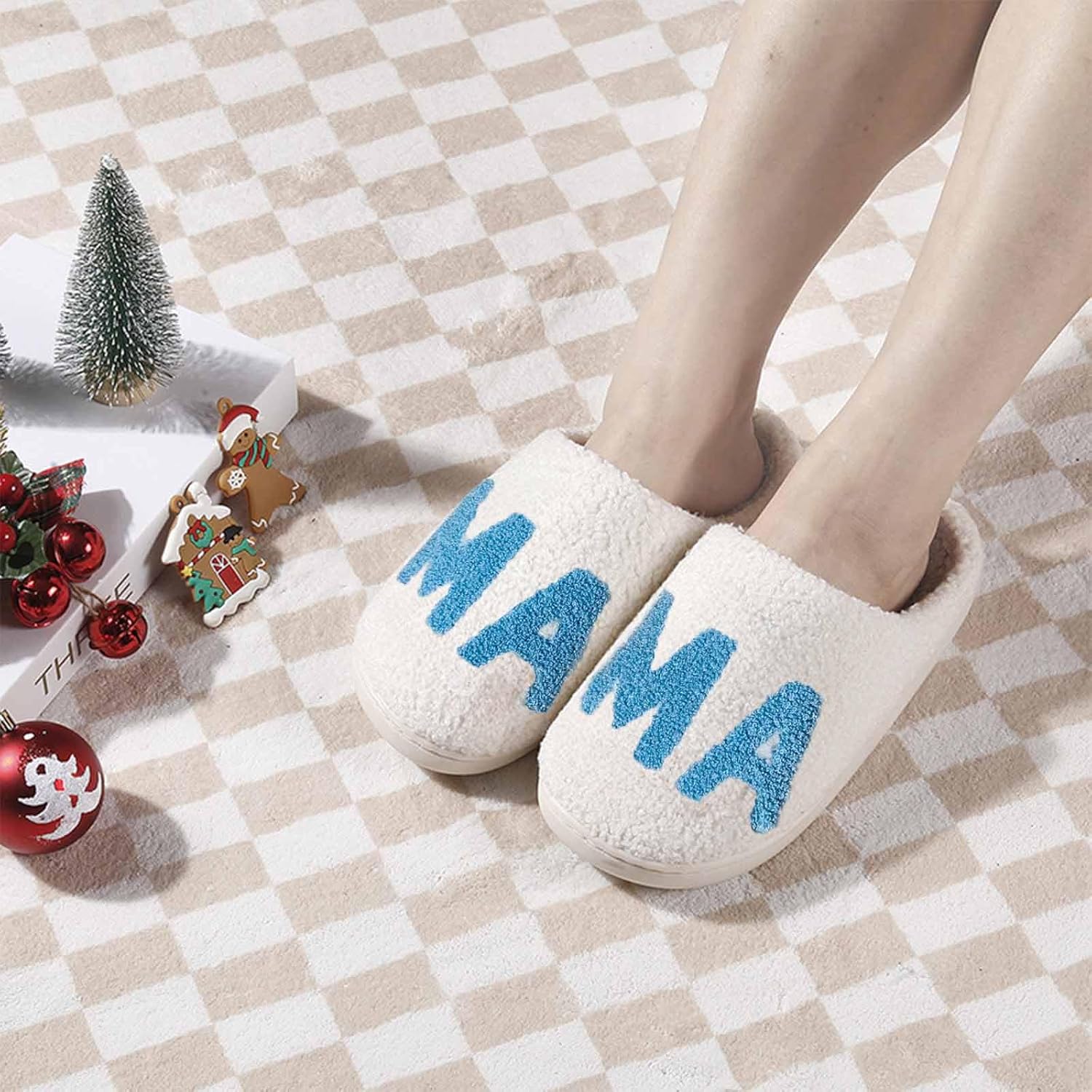 Comfy House Slippers For Women Men, Ladies Fuzzy Bedroom Slippers,indoor Outdoor Memory Foam Shoes - Image 3