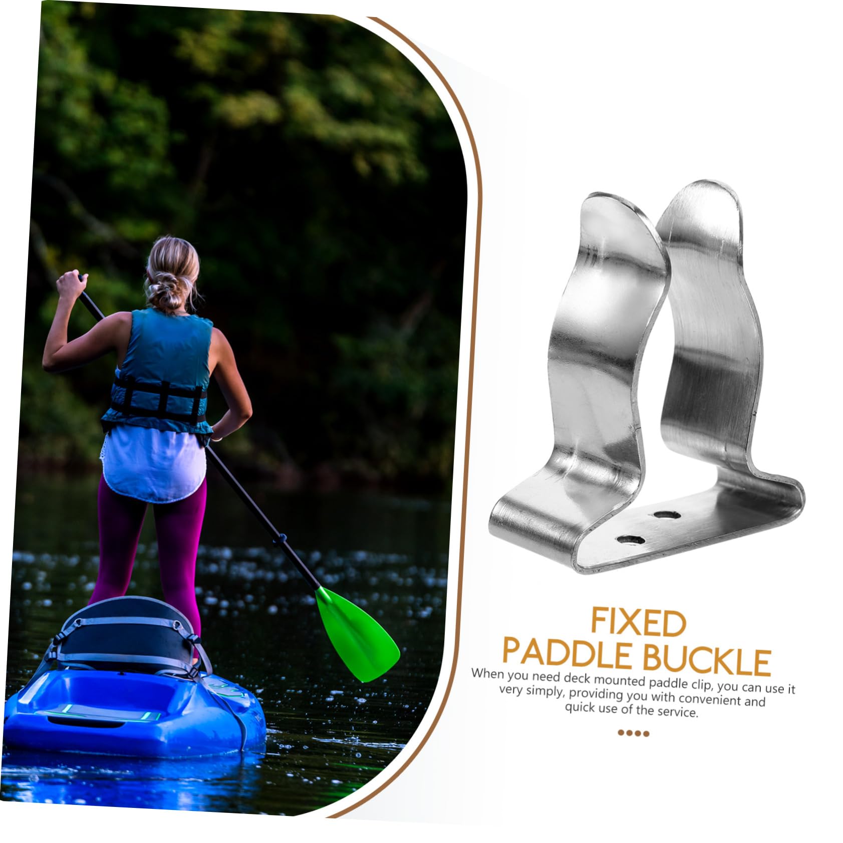 UPKOCH Kajak Paddel Clips Deckmontierte Paddelhalter Für Boote Langlebige Und Leichte Paddelbefestigungen Universelles Zubehör Für Kajaks Und Kanus