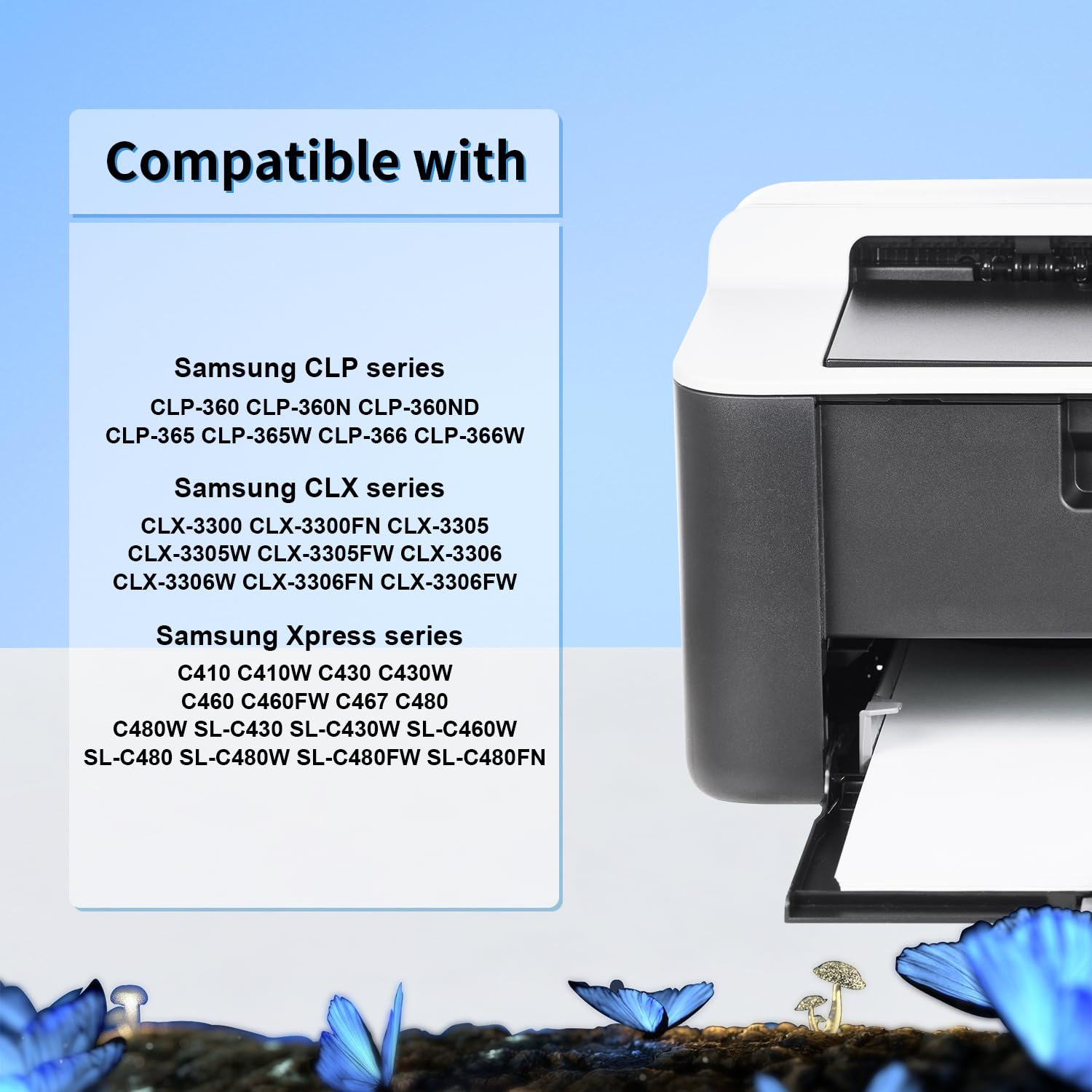 LOSMANN R406 Tamburo Compatibile per CLT-R406 CLT-R404 Sostituzione per Samsung C410W C430 CF460FW C460W C480W C480FW CLP-360 CLP-365 CLP-365W CLX-3305FW CLX-3300 CLX-3305FN CLX-3305W CLX-3305N