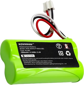 2.4V 1800mAh Ni-MH HFR-50AAJY1900x2B Game Console Battery Compatible with Shield Game Controller, Shield TV Game Controller, P2920