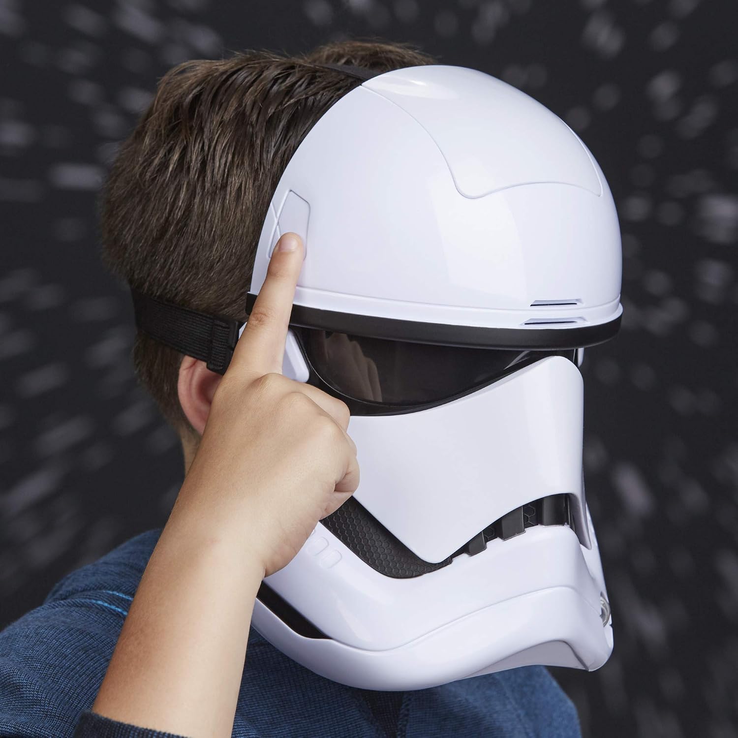 STAR WARS C1413 : The Last Jedi First Order Stormtrooper Electronic Mask, Standard, White