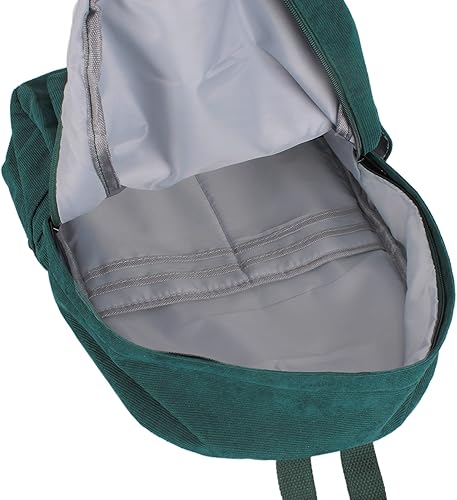 Vista 85 de Lobagve Mochila de pana grande para universidad, mochila casual para computadora portátil, mochila de viaje para mujeres y hombres, verde 7490