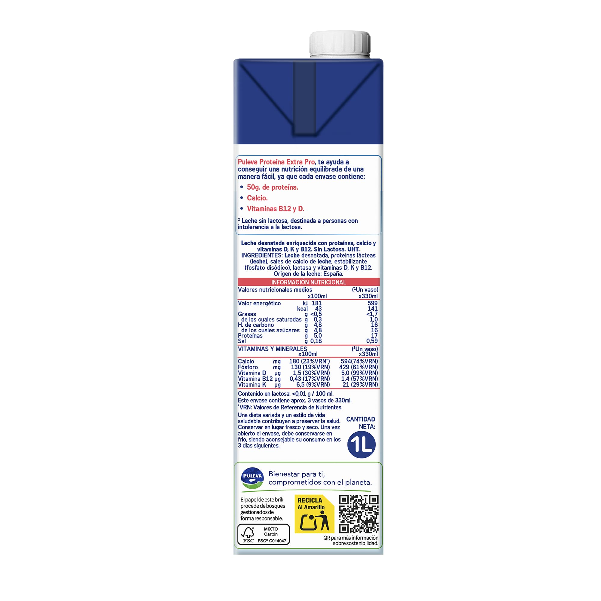 Puleva Proteína Extra Pro Pack 6 x 1L