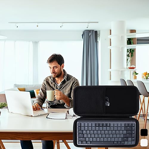 Miniatura 9 de Funda compatible con el teclado iluminado inalámbrico mini mecánico Logitech MX (gris espacial)