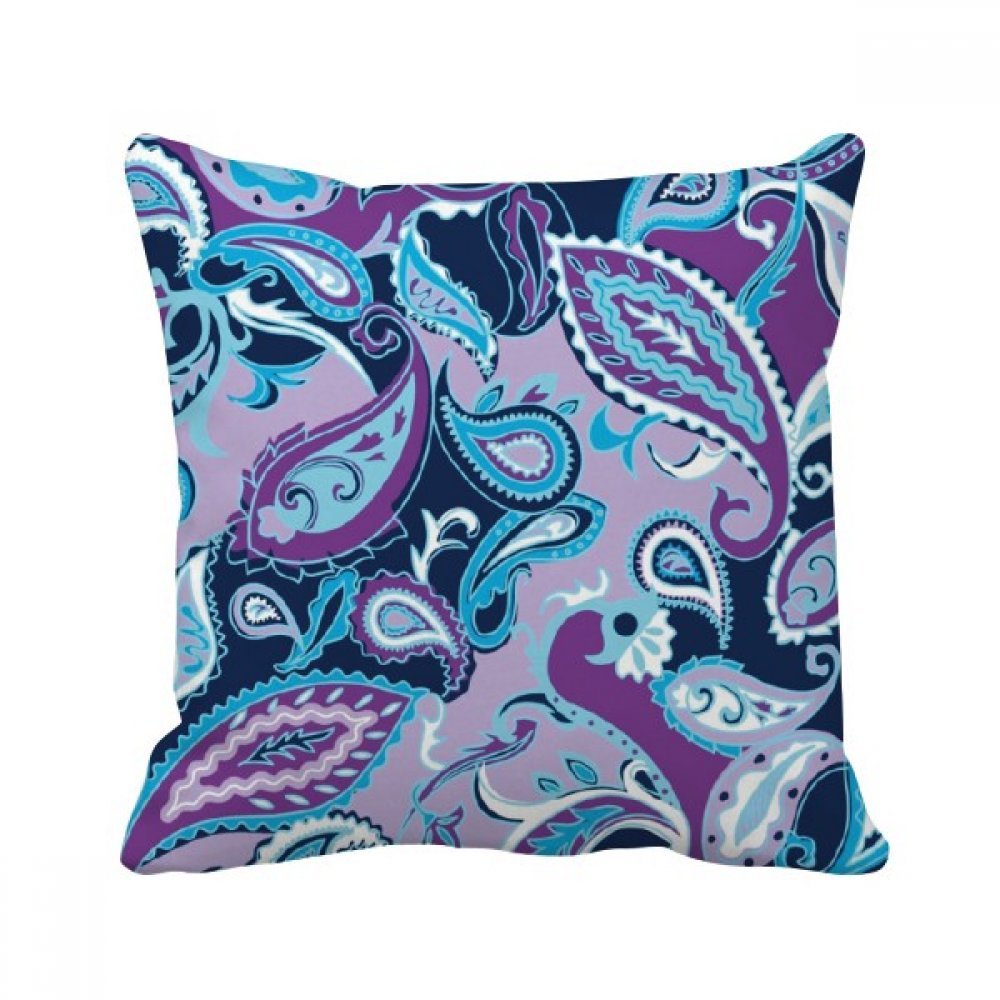 Coussin de poisson bleu orange 40x40cm, une idée cadeau originale pour décoration de maison