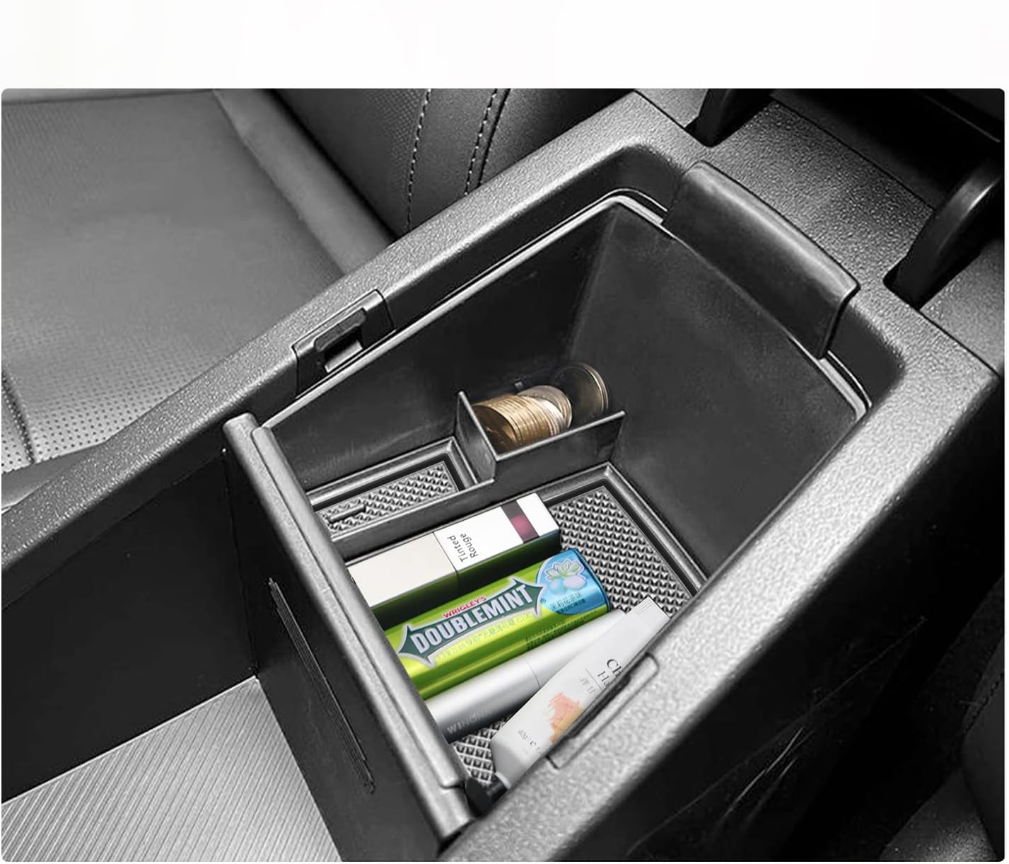 BIXUAN 2023 2024 Niro Hybrid HEV/Plug-in Hybrid PHEV Center Console Organizer Tray Compatible with Kia Niro 2023 2024 Accessories Armrest Storage Box Organizer Tray (Not fit Full Electric EV Model)