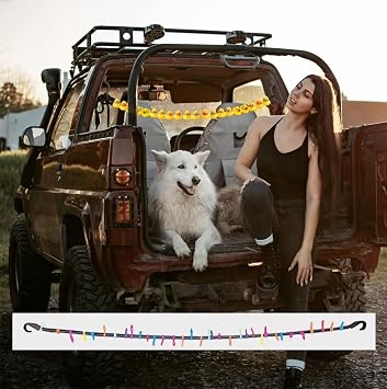 Rubber Duck Holder for Jeep, Elastic Duck Holder with Colorful Rubber Bands,Ducks Display Fixed Mount(Rubber Ducks Not Included)