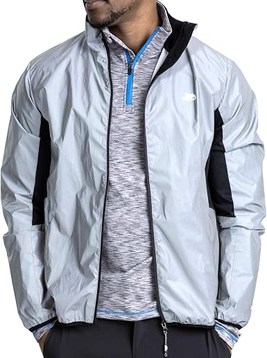 Reflective Fabric Shell Running Jacket 