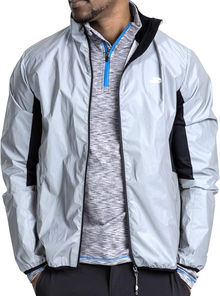 grey reflective coat