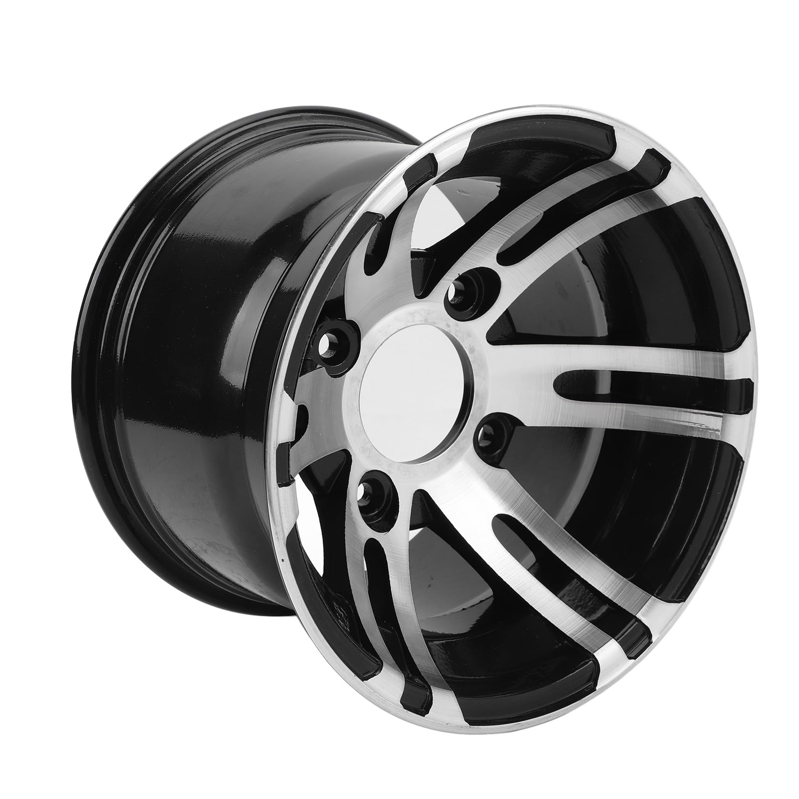 10in ATV Wheel Rand, Hochfestigkeit Aluminiumlegierung für Go Kart für Offroad -Fahrzeug für ATVs für Quad -Fahrrad, Vielseitiges Gebrauchfahrzeug, Stilvolles Sportliches