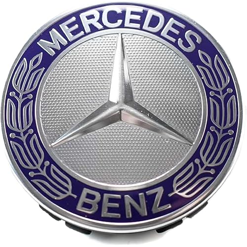 Mercedes Benz Center Hub Caps for Alloy Wheels (Set of 4)