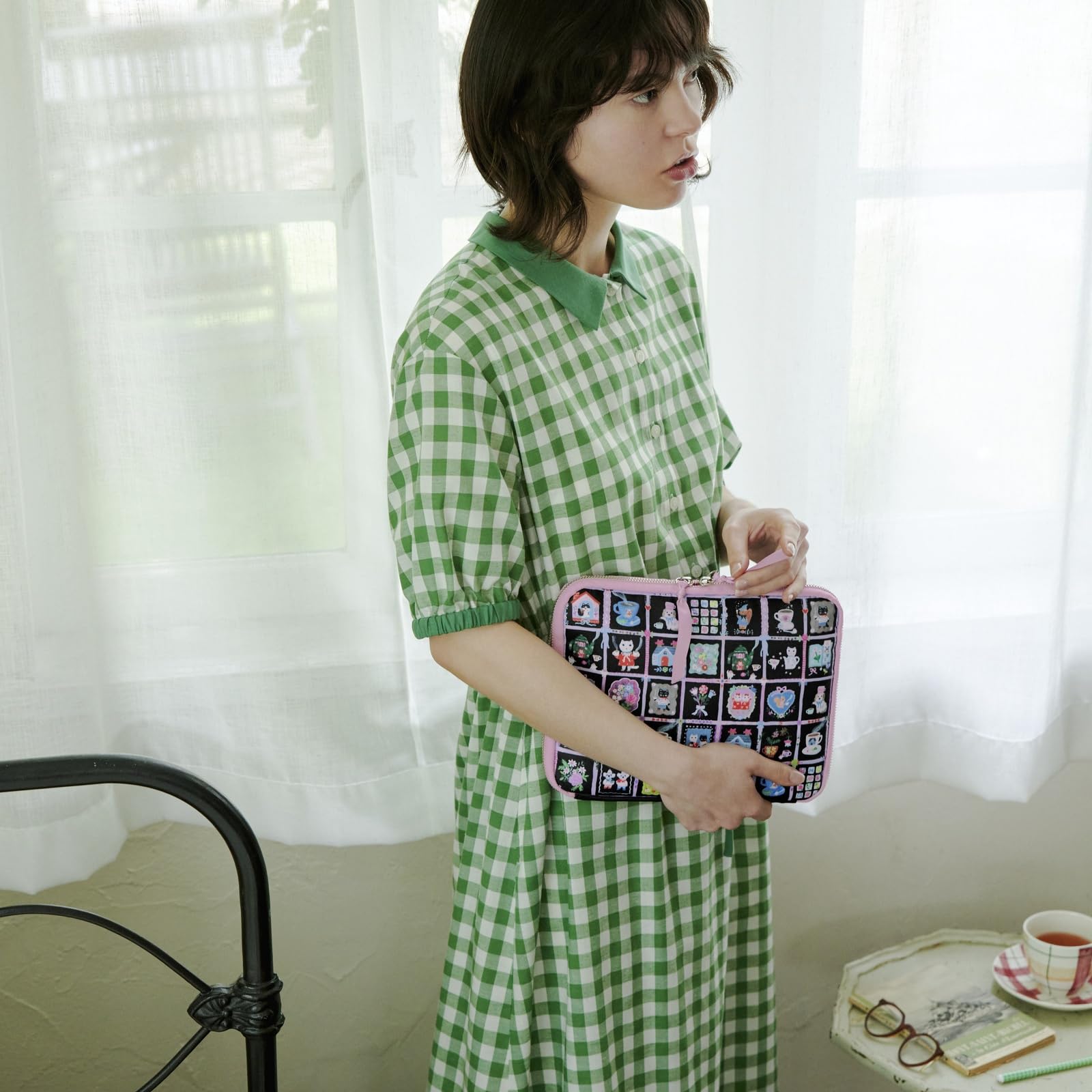 Amazon.co.jp: ほぼ日 おおきいひきだしポーチ/北岸由美/コーヒーと 