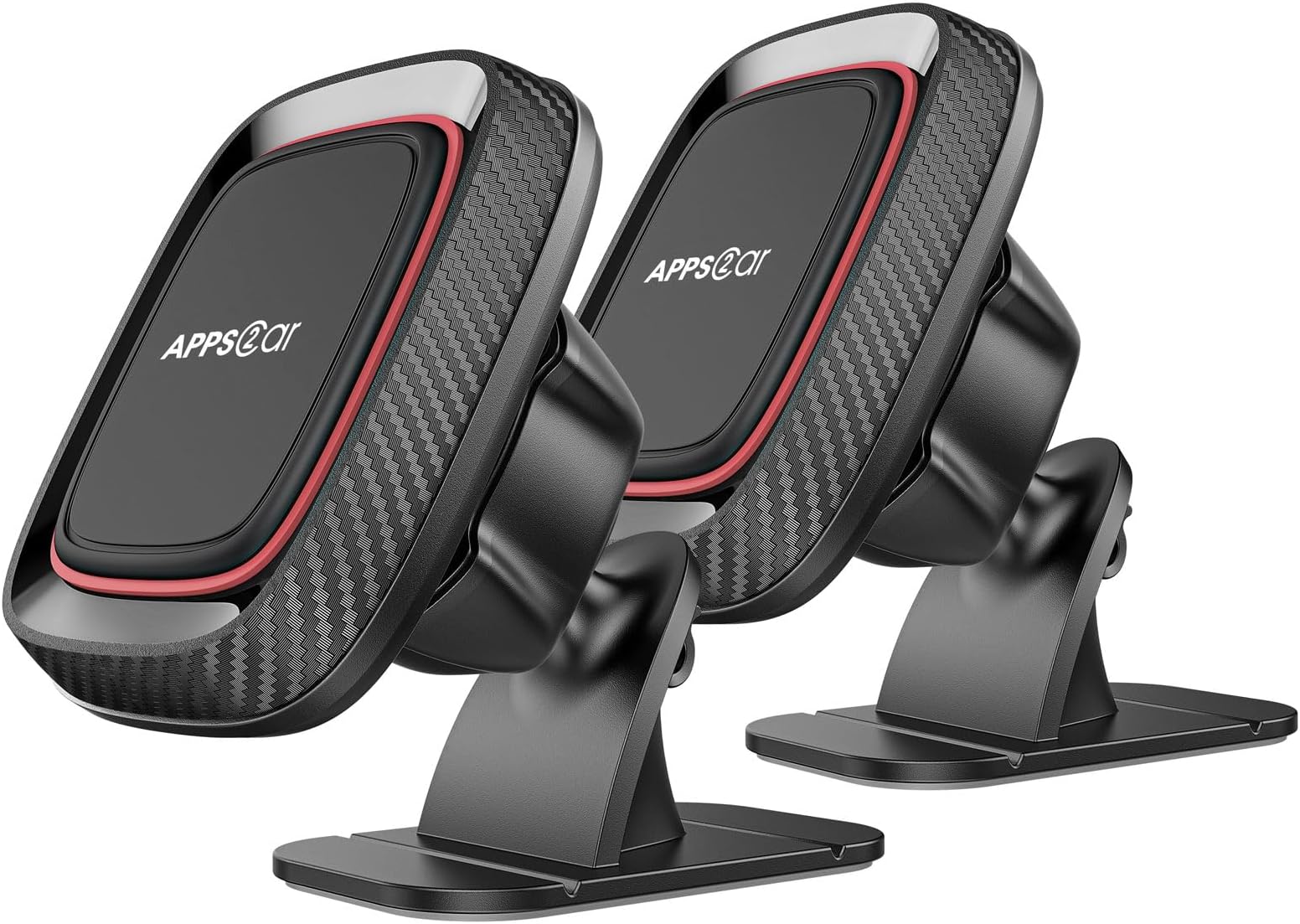 [2 Pack] Magnetic Phone Holder for Car, APPS2Car [Super Strong Magnet] Phone Mount for Car, Dashboard Magnetic Car Phone Holder Mount with Strong VHB Adhesive Mounting, Compatible with iPhone, Samsung