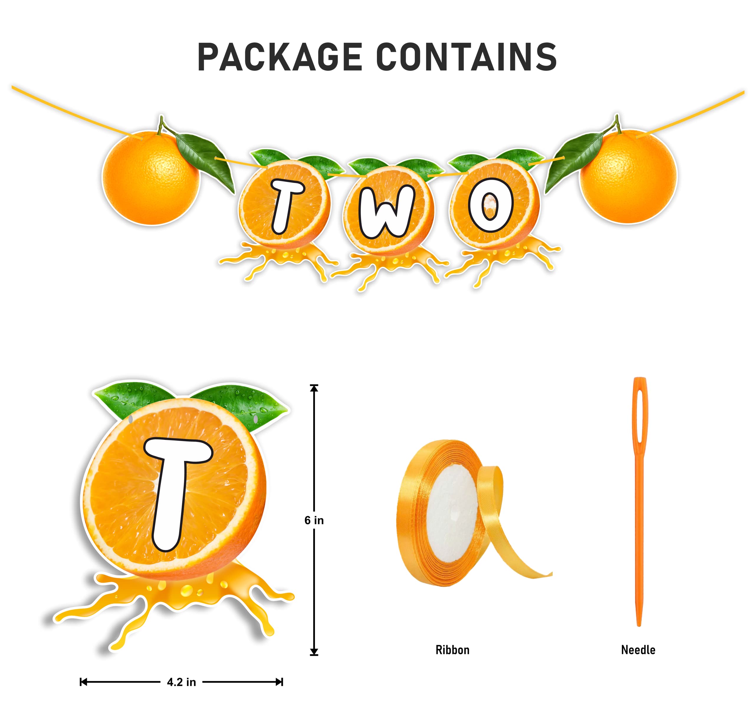 Seyal® Orange Two Banner, Small - Image 3