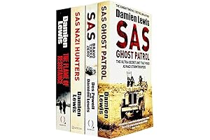 Damien Lewis 4 Books Collection Set (SAS Ghost Patrol, SAS Bravo Three...