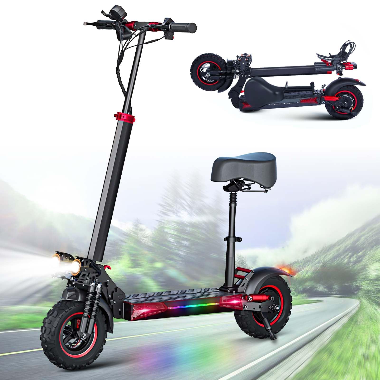 1200W Adult Electric Scooter with Seat - 11