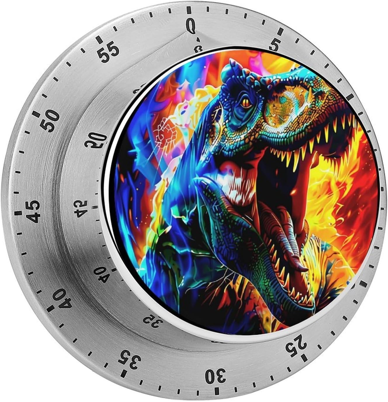 Fiery T Rex Dinosaur Flame Kitchen Timer