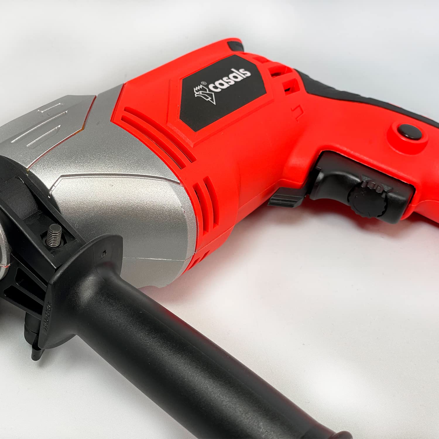 Casals - Trapano a percussione da 500 W | 0-3000 RPM Velocità variabile | Impugnatura ergonomica | Ø Forato MAX Acciaio (10 mm); Legno (24 mm), Calcestruzzo (13 mm) | Mandrino | Design Compatto Rosso