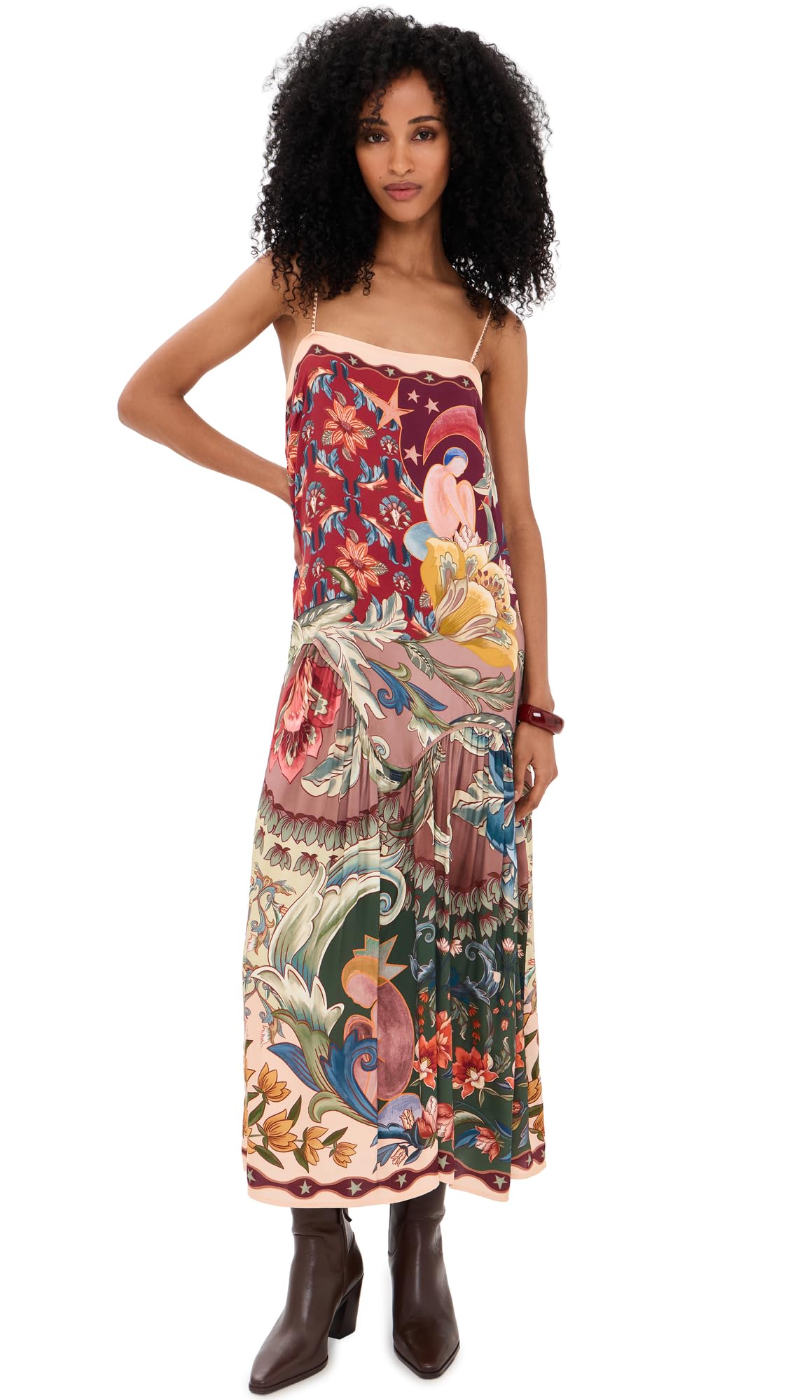 Women's Lunar Multicolor Sleeveless Maxi Dress