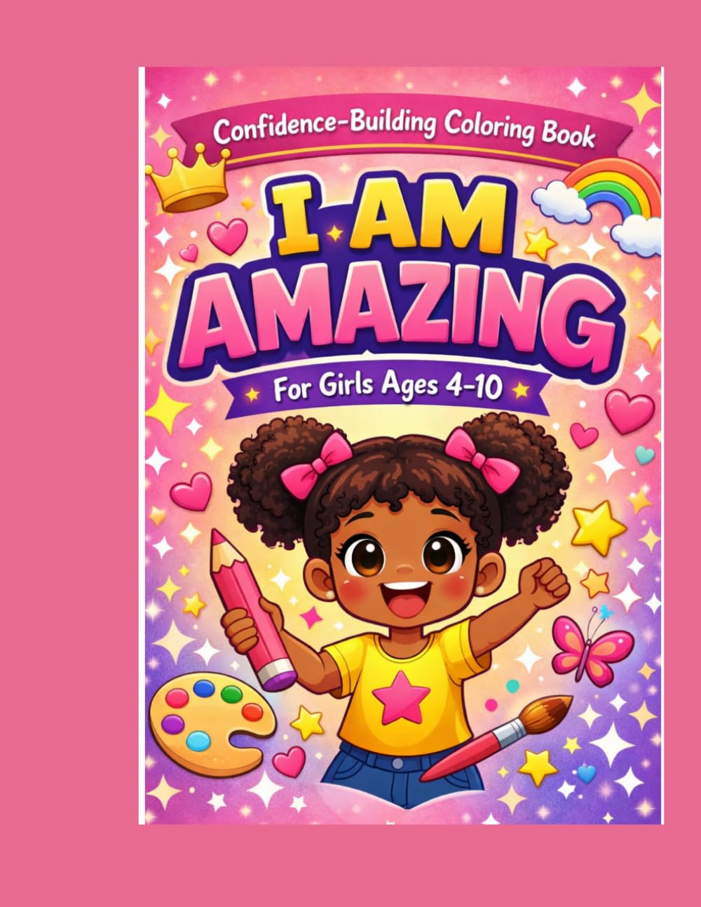 I Am Amazing: A Confidence-Building Coloring Book for Girls Ages 4–10