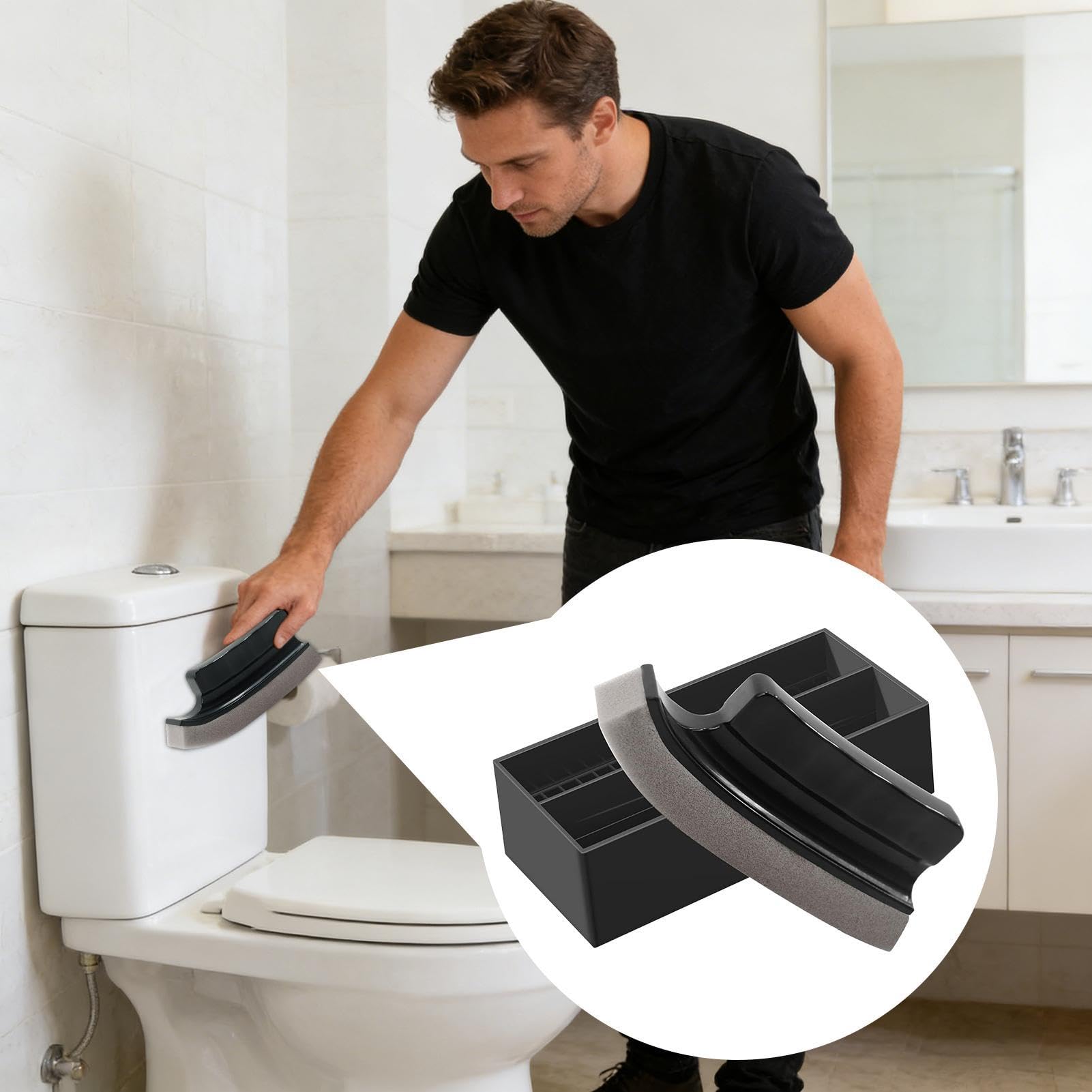 Beard Bar Clean Up – Ergonomischer Trimmschrubber, Haarbürstenreiniger | zum Rasieren, Pflegen, Haarschnitt, Weihnachten, Friseur, Papa, Männer, Zuhause