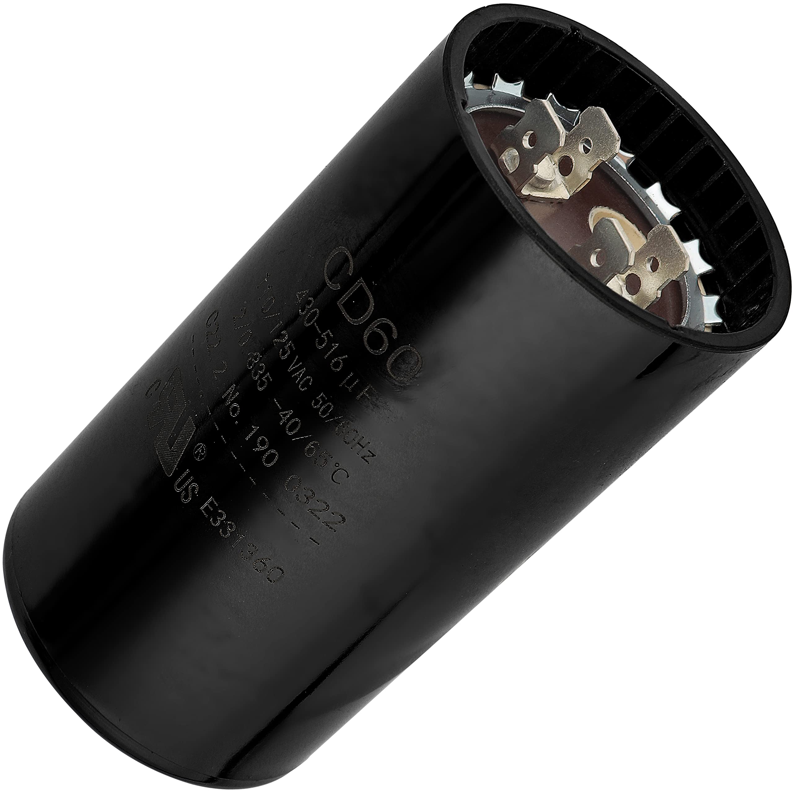 [2025 Upgraded] BlueStars 430-516 uf/MFD 110-125 VAC ±20% 50/60 Hz Volts Round Start Capacitor 50/60 Hz AC Electric Replacement Part - Exact Fit for Single-Phase Electric Motors