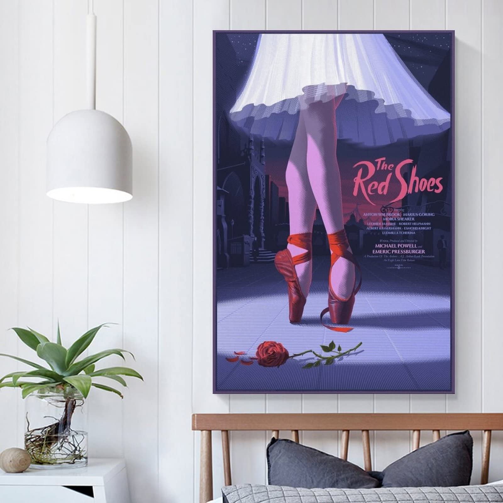 Poster Sur Toile 'Les Chaussures Rouges' | Impression Jet D'encre, 20x30 Cm | Déco Murale Moderne Pour Salon, Chambre, Bureau - 14