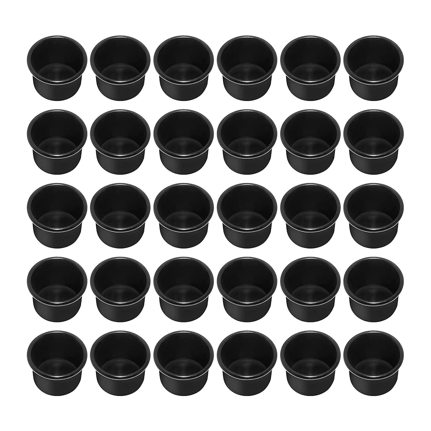 CTRLZS Candle Holders for Taper Candles, Candle Holder, Tea Lights, Candle Insert Table Candles, Candle Holder 30Pcs Black