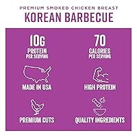 Vista 45 de Chef's Cut Real Chicken Honey Barbacoa Jerky, 2.5 onzas (paquete de 4)