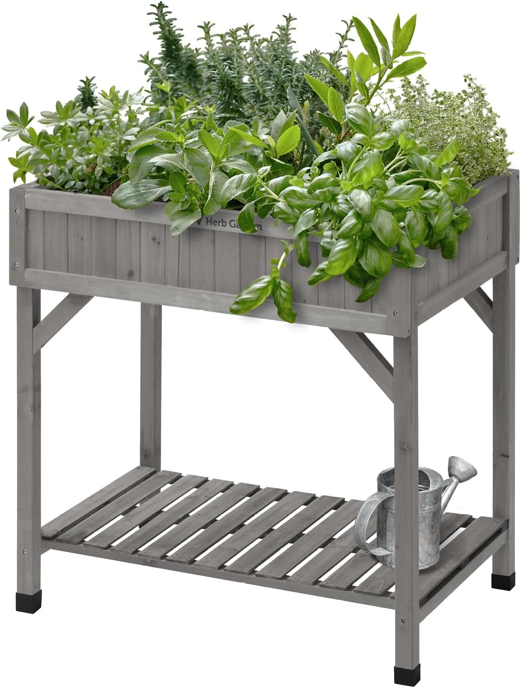 VegTrug 8 Pocket herb Planter Grey, 78x58x80 cm, RHP6007GW