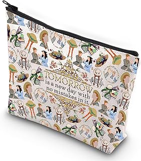 G2TUP Bolsa de maquillaje literaria, regalo c...