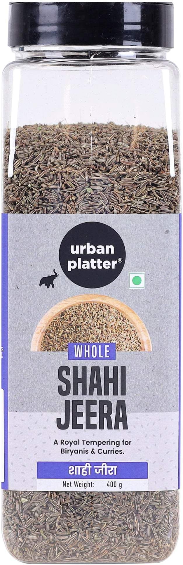 Urban Platter Whole Shahi Jeera, 400g (Shahi Jeera | Whole spices | Caraway seeds | Indian Khada Masala)