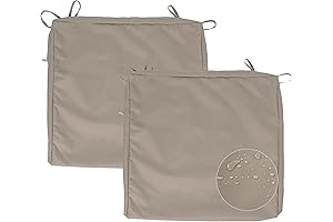 Outdoor Cushion Covers 20x20 - Water Repellent, Patio Cushion Replacement Covers