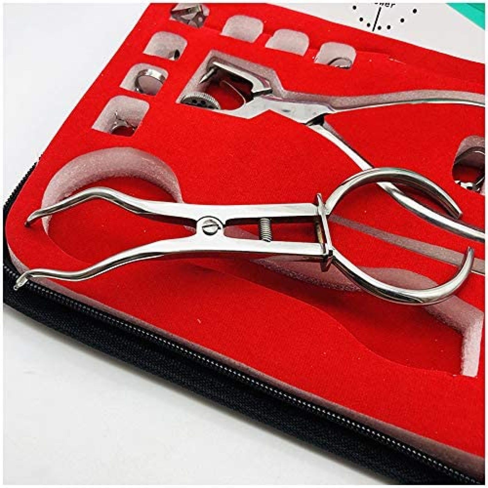 Kit diga di Gomma - Kit diga di Gomma endodontica Dentale - con Morsetti per punzone per Telaio Strumenti dentali