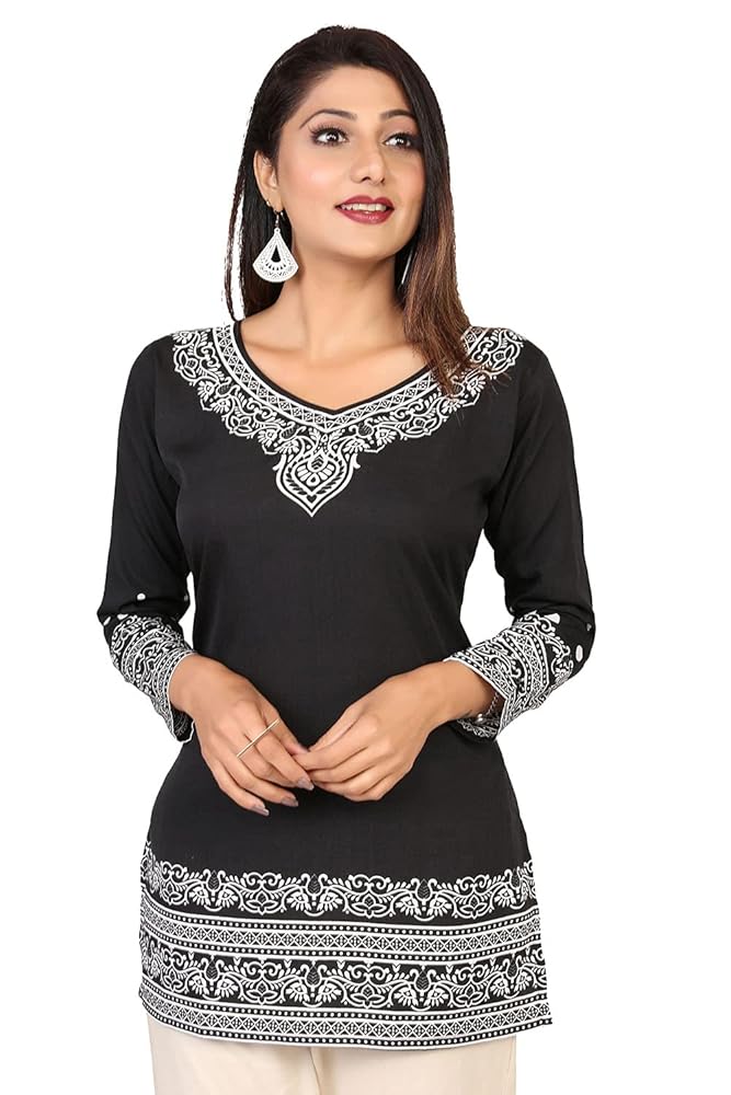 Amazon.com: Maple Clothing India Tunic Tops Kurti Women's
