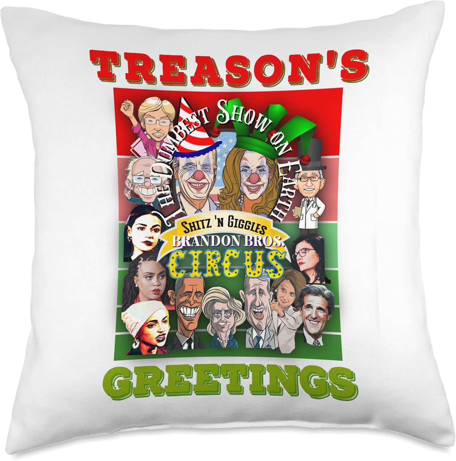 Amazon.com: Swamp Xmas Biden Trump USA Ugly Christmas Sweater Swamp ...