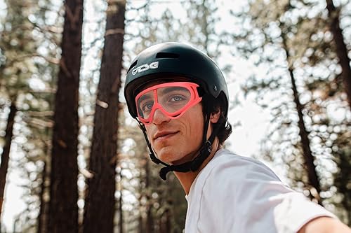 Miniatura 5 de Paquete de 2 gafas protectoras, gafas de seguridad, gafas de motocicleta con bandanas, compatibles con Nerf Game Battle para niños (rojo y azul)