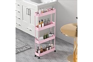 SPACELEAD Slim Storage Cart - Ultimate Space Saver for Tight Spaces