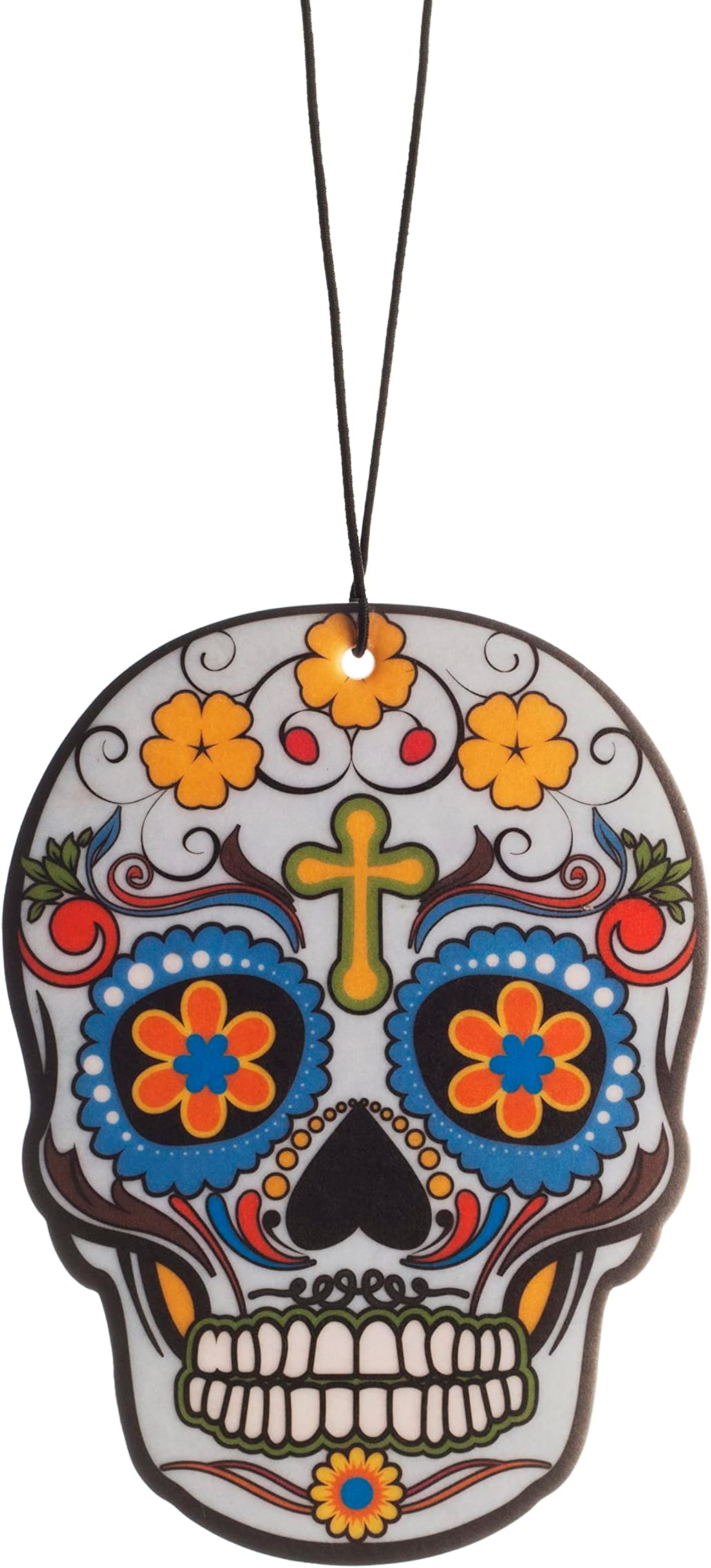 Retro Scents Day of The Dead Blue Day of Night Skull Car Air Freshener