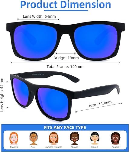 Miniatura 3 de Full Reader - Lentes de sol para mujeres y hombres, lentes de sol de lectura para hombre y mujer, lentes de sol de color rosa y azul, para