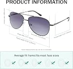 Eyekepper Bifocal Verres de lecture Verres Polycarbonate Printemps Temple Pilot Style Lecteurs Verre Gris +2.0