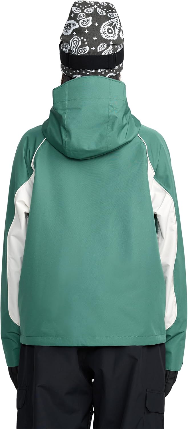 Volcom Women's Stone Smokeshow 20k Snowboard Jacket – Waterproof 2-layer, Short Fit