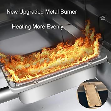 Commercial Fat Fryer Basket Commercial Deep Gas Fryer, Stainless Steel Countertop Lpg Gas Deep Fryer, With Basket Lid, Removable Oil Container, For Commercial Restaurant ,10l+10l+2 Fried Basket