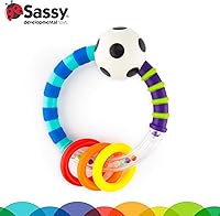 Vista 2 de Aro sonajero Sassy, azul/negro, Azul/Negro