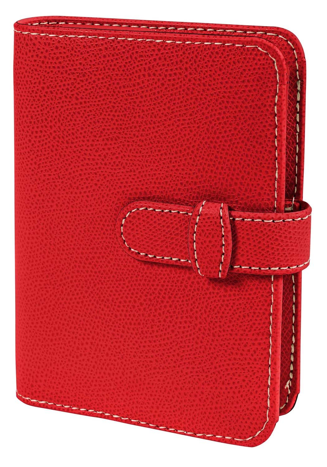 Quo Vadis - Organiseur - 2025-2026 - Timer 14 Horizontal Prestige - Semainier Horizontal - Français - Luna - Noir - 16 Mois De Septembre à Décembre - 8x12 ,5 Cm - Croûte De Cuir