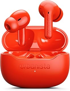 Urbanista Bluetooth In Ear Headphones Wireless, Noise Cancelling Earbuds | ANC True Wireless Earbuds, Bluetooth 6 Earphones, Multipoint InEar Headphones, 32h Playtime, IPX4, USB-C