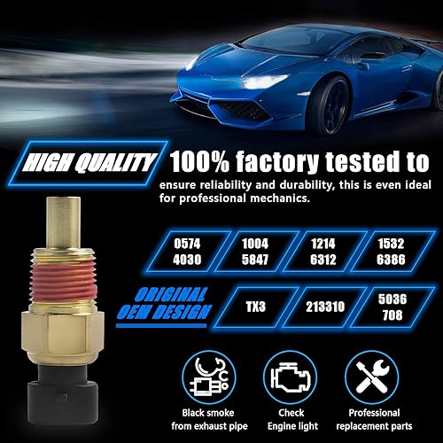 Vista 25 de OTUAYAUTO 15326388 Sensor de temperatura de agua de repuesto