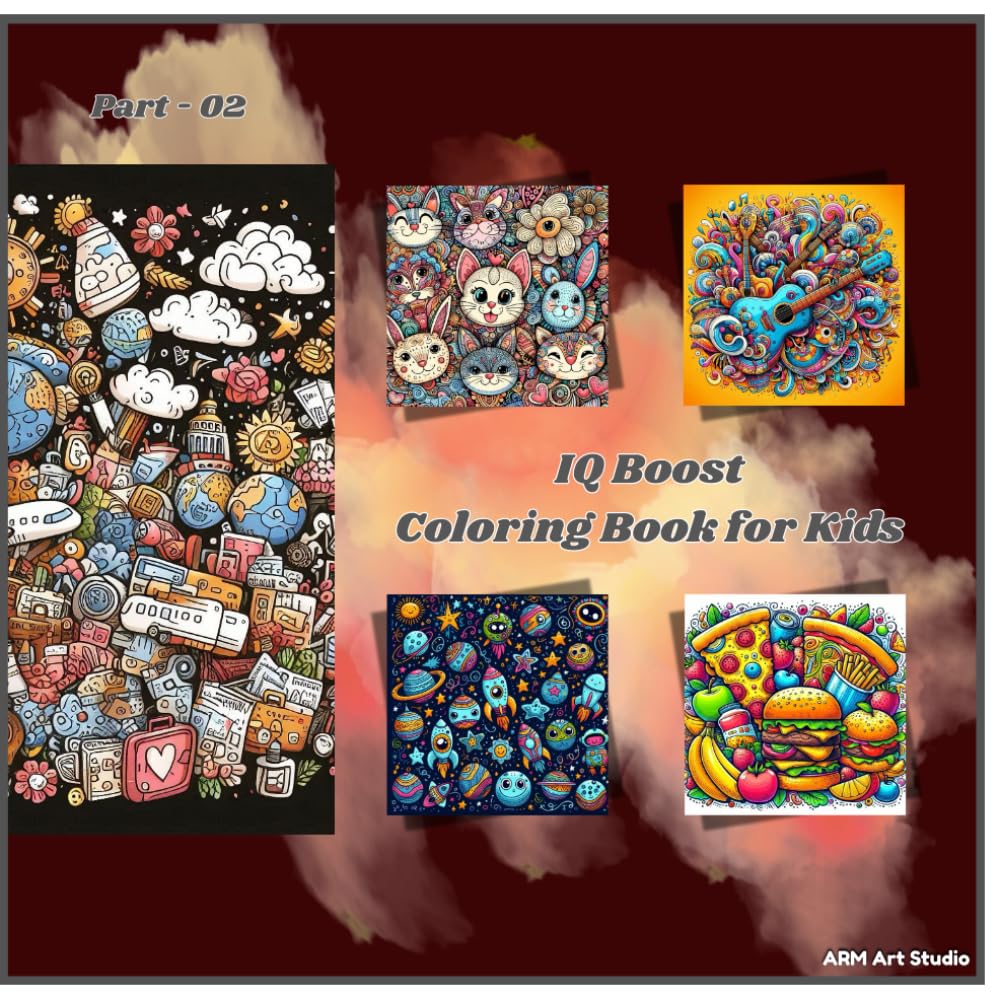 IQ Boost Coloring Book for Kids: A Relaxing and Brain-Boosting Coloring Experience for Adults - Part - 02